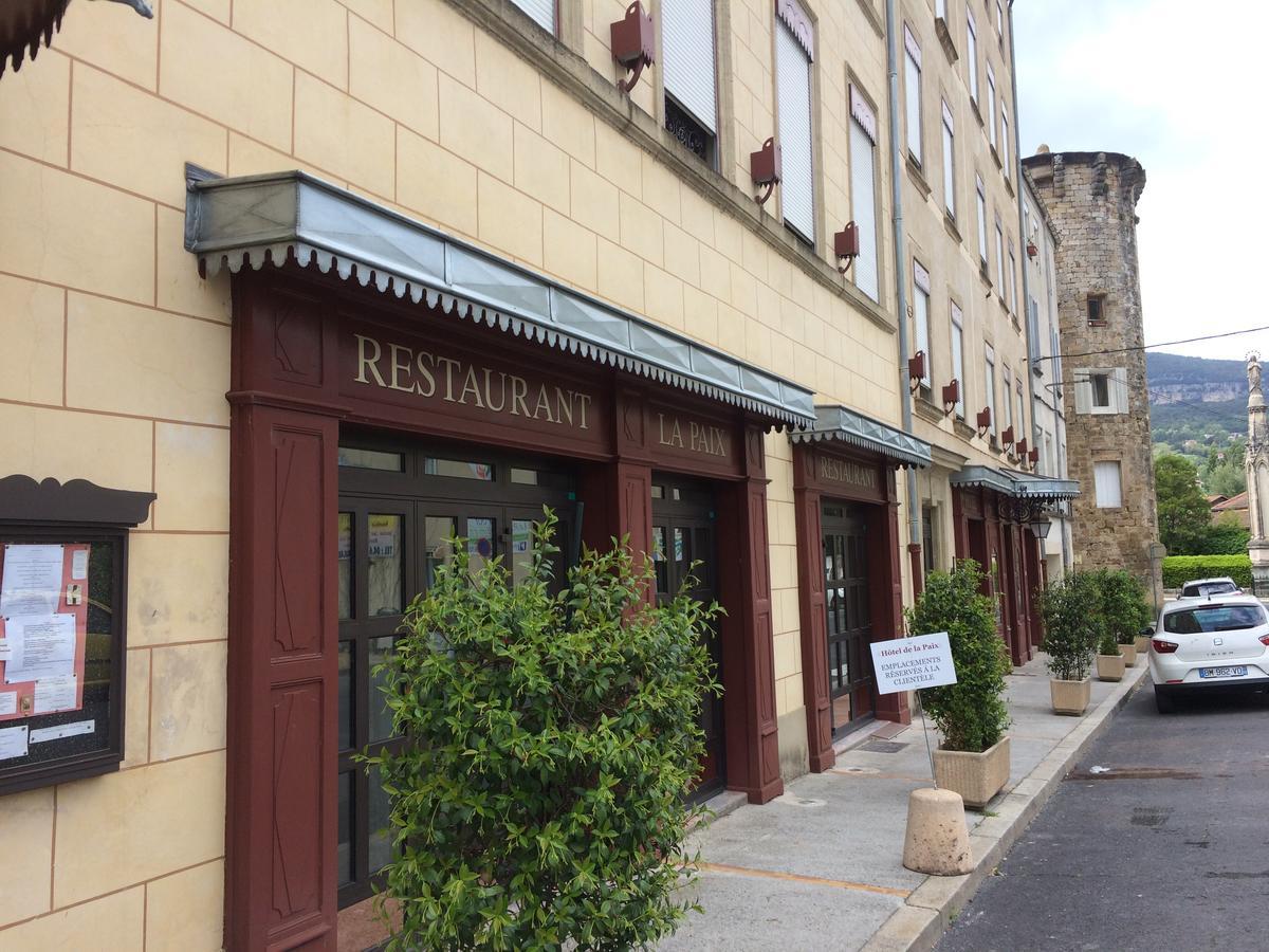 Logis Hotel Restaurant De La Paix Lodève Exteriér fotografie