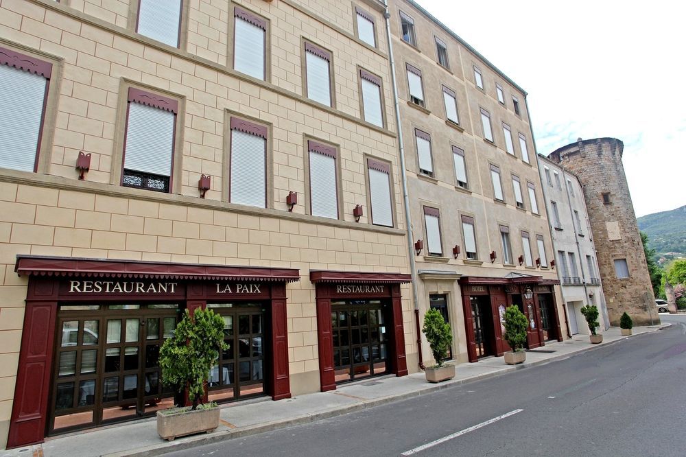 Logis Hotel Restaurant De La Paix Lodève Exteriér fotografie