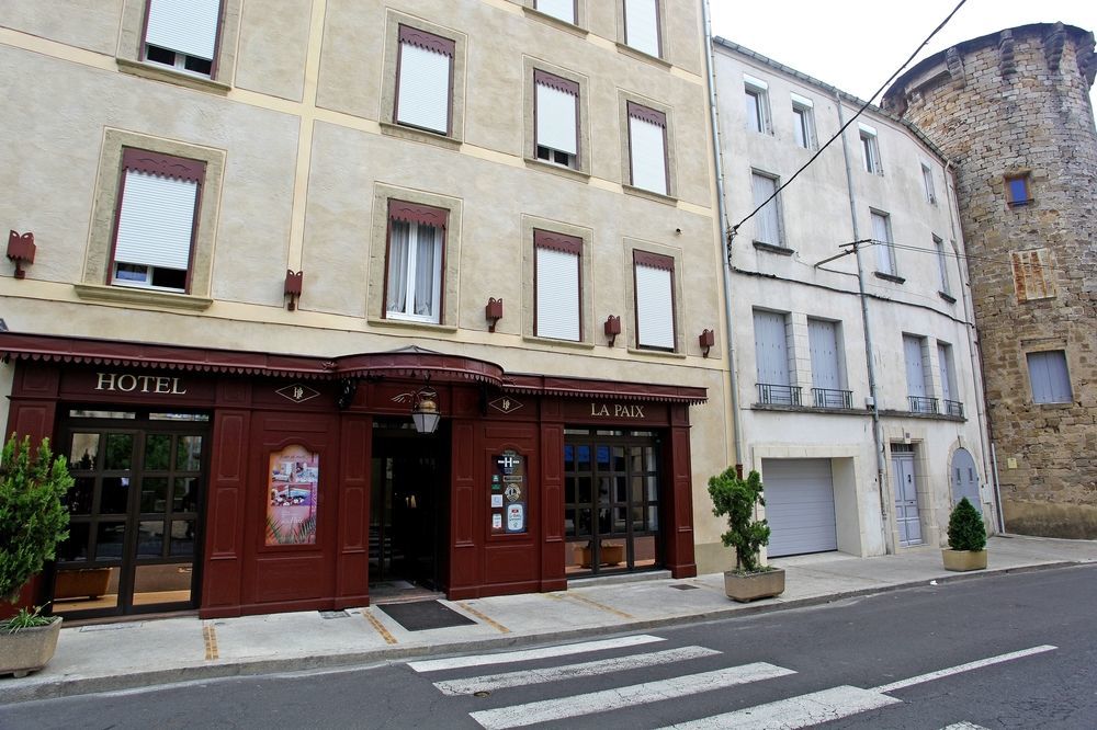 Logis Hotel Restaurant De La Paix Lodève Exteriér fotografie